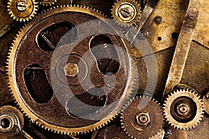 Vintage gears mechanism