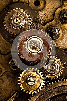 Vintage gears mechanism