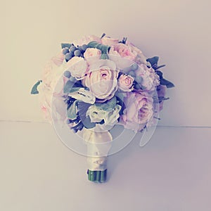 Vintage gentle wedding bouquet