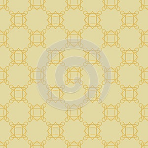 Vintage geometric pattern. Seamless vector background. Beige ornament. Ornament for fabric, wallpaper, packaging