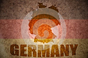 Vintage germany map