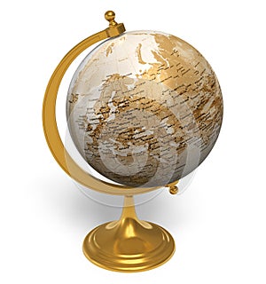 Vintage globe