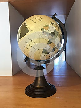 Vintage globe decoration