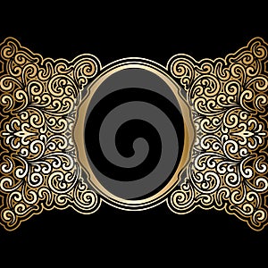 Vintage gold background