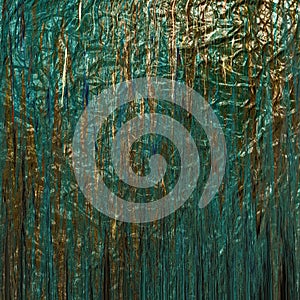 Vintage gold color on wood texture background. Metallic foil on surface. Abstract wooden surface. Digital abstract texture.