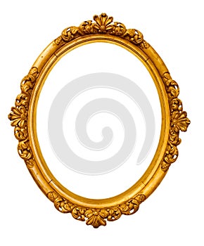 Vintage gold frame