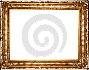 Vintage gold picture frame