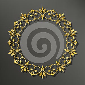 Gold Vector Frame