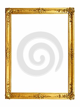 Vintage golden frame