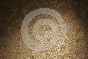 Vintage golden wallpaper