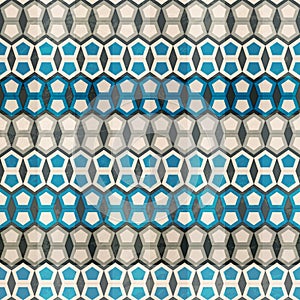 Vintage gothic pattern with grunge effect