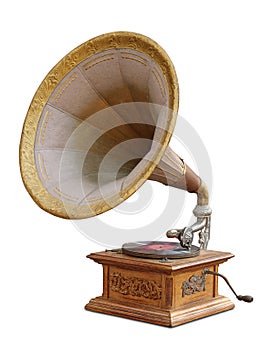 Antico grammofono 