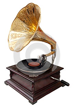 Vintage gramophone