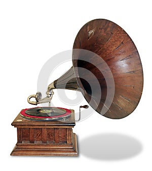 Antiguo gramófono 