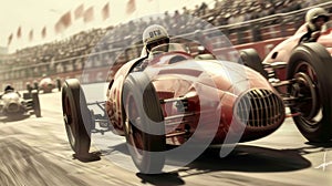 Vintage Grand Prix: High-Speed Action on 1930s American Racetracks