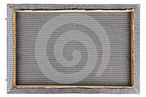 Vintage gray fabric speaker grill