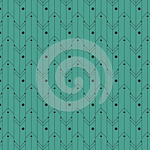 Vintage Green Graphic Background Vector Illustraton