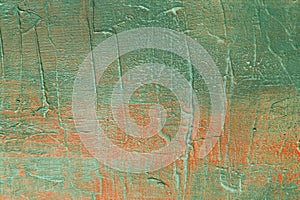 Vintage green tone background. Grunge texture board. Hand drawn acrylic grunge. canvas. Astract texture for creative wallpapers