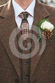 Vintage groom suit