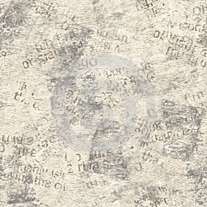 Vintage grunge newspaper collage seamless texture