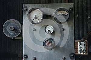 Antique electric dials and guages