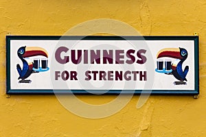 Vintage Guinness advetising sign