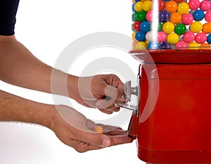 Vintage gumball machine