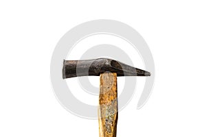 Vintage hammers on white background
