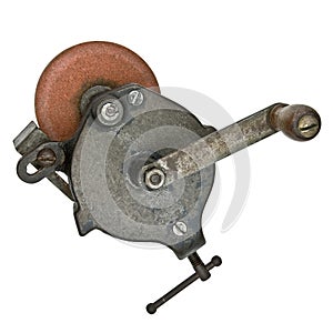 Vintage hand ground stone