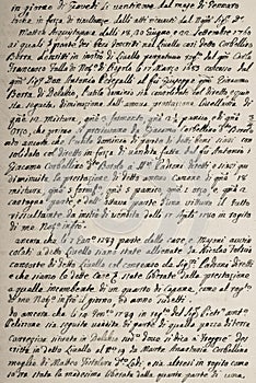 Vintage Handwriting letter