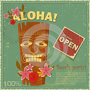 Vintage Hawaiian postcard