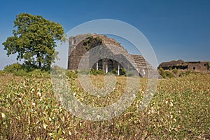 Vintage Heritag site Upli buruj at Naldurg Fort, Osmanabad,