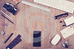 Vintage hero image header