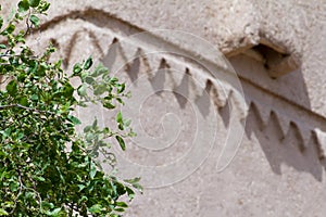 Vintage historical arabian building