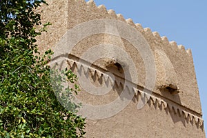 Vintage historical arabian building