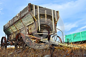 Vintage Horse Drawn Wagon