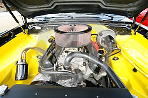 Vintage hot rod engine