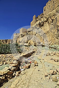 The vintage house in the small village close Sana& x27;a, Yemen