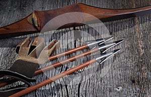 Vintage Hunting Equipment - Longbow