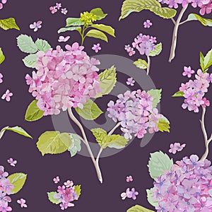 Vintage Hydrangea Background