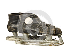 Vintage ice skates photo