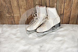 Vintage ice skates