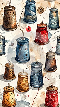 Vintage Industrial Objects Collection