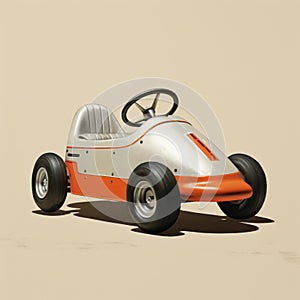 Vintage-inspired Toy Car With Photorealistic Renderings