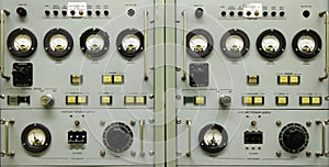 Vintage instrument panel