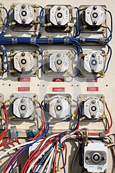 Vintage instrument panel