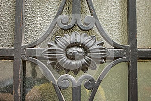 Vintage Iron Detail Retro Door Steel Gate