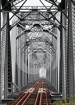 Vintage Iron Railway Bridge