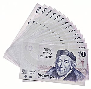 Vintage israeli money