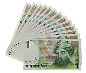 Vintage israeli money photo